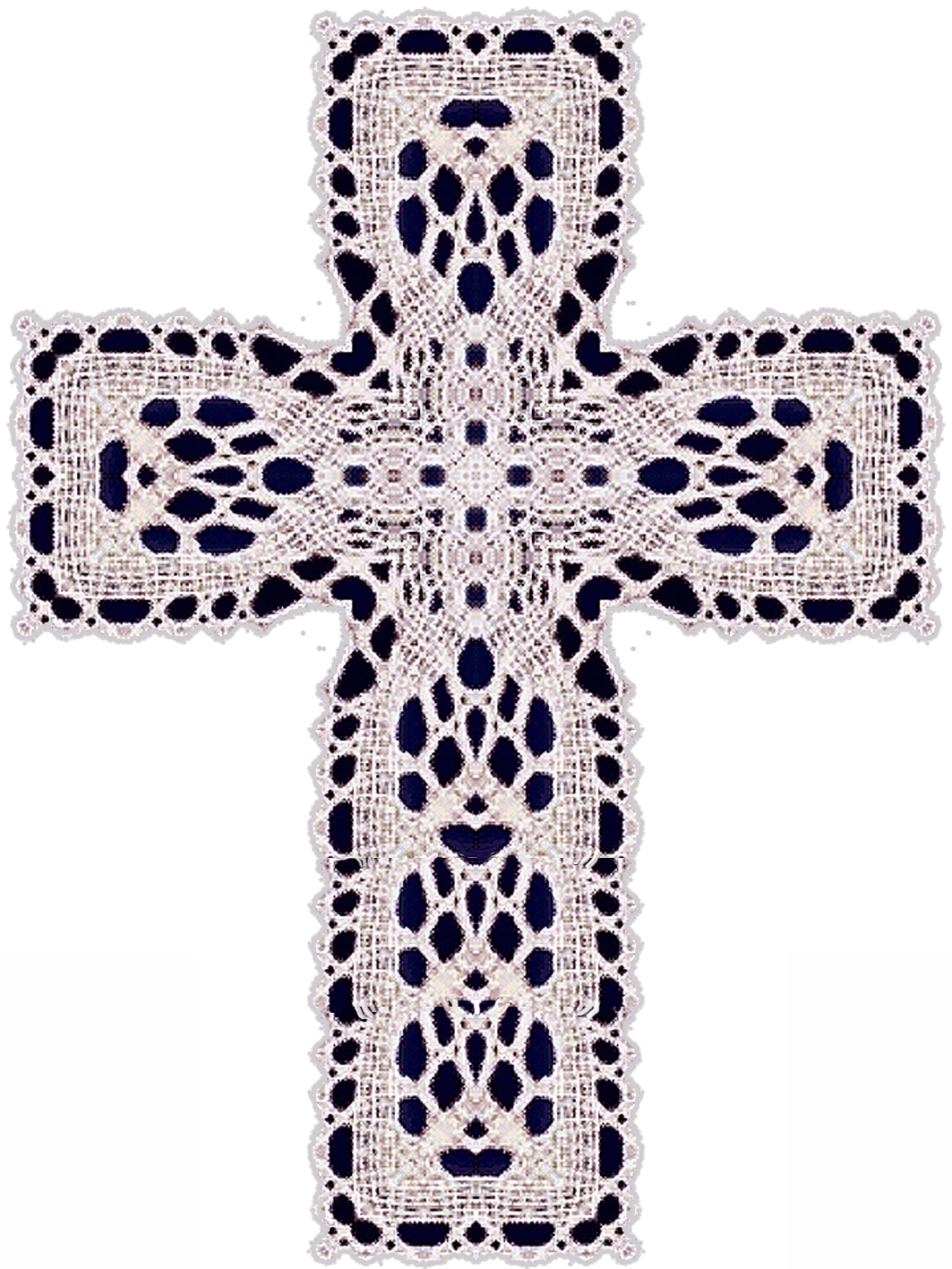 clipart cross lace