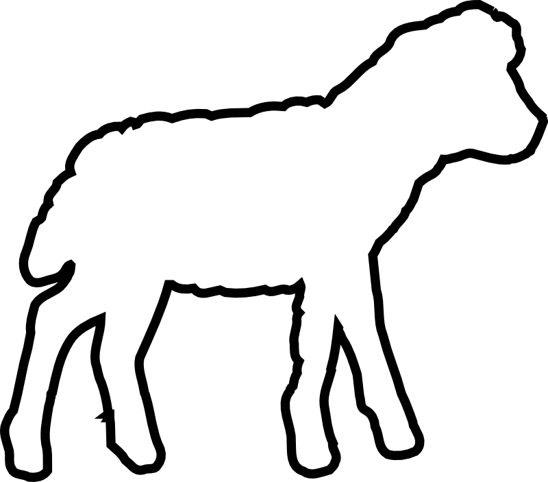 clipart cross lamb