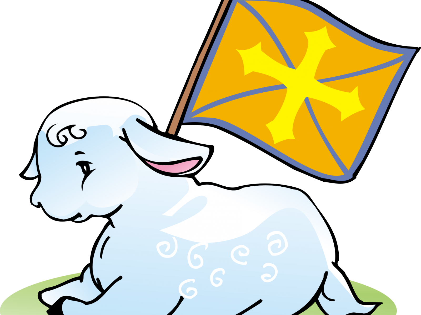Lamb clipart cross. Baby x carwad net
