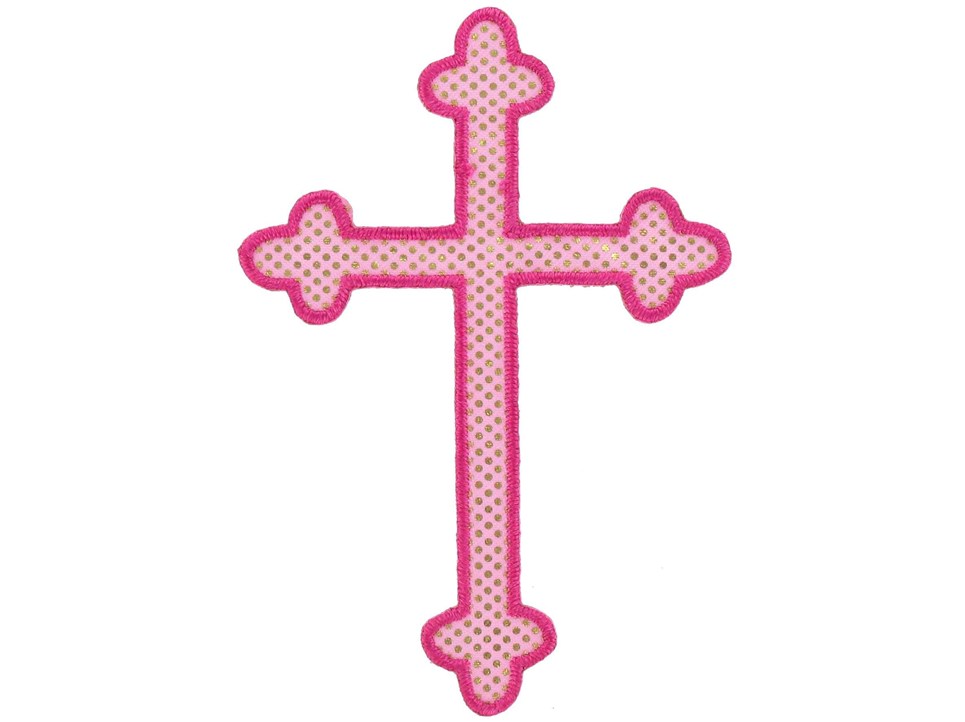 clipart cross pink