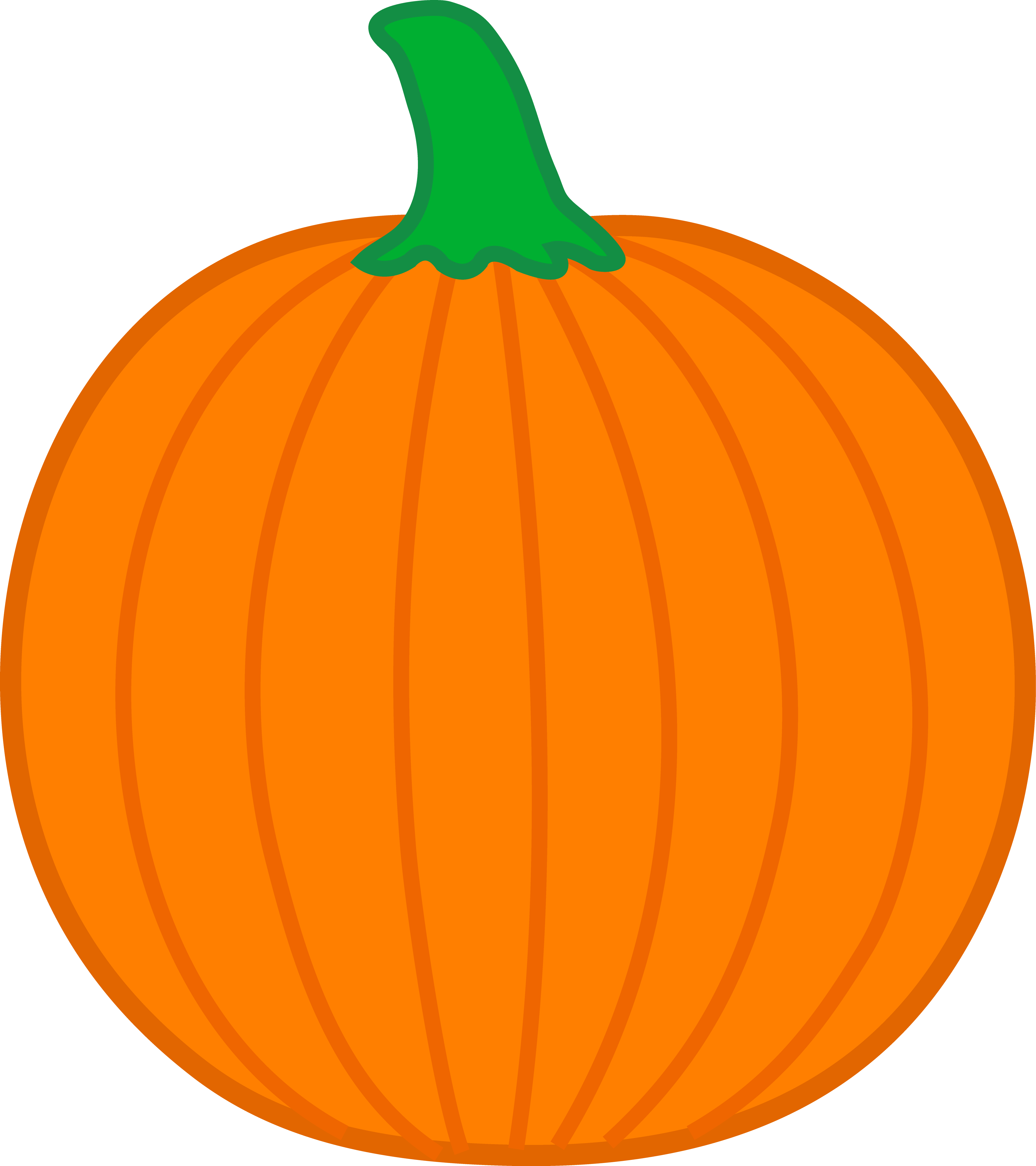 pumpkin clipart modern