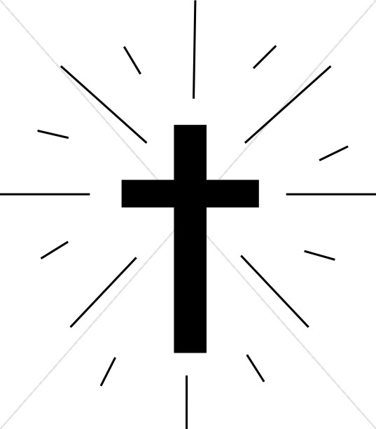 Crucifix clipart simple. Majestic cross 
