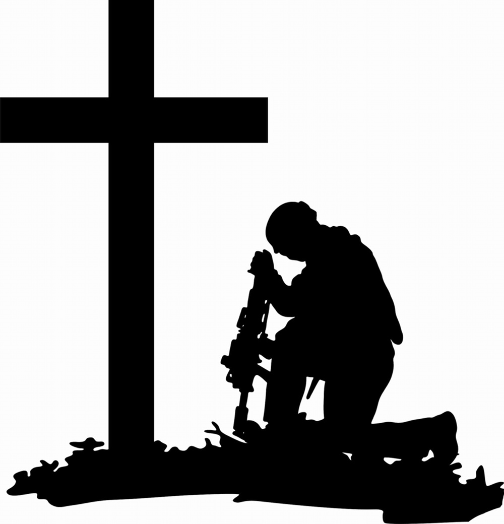 soldiers clipart cross