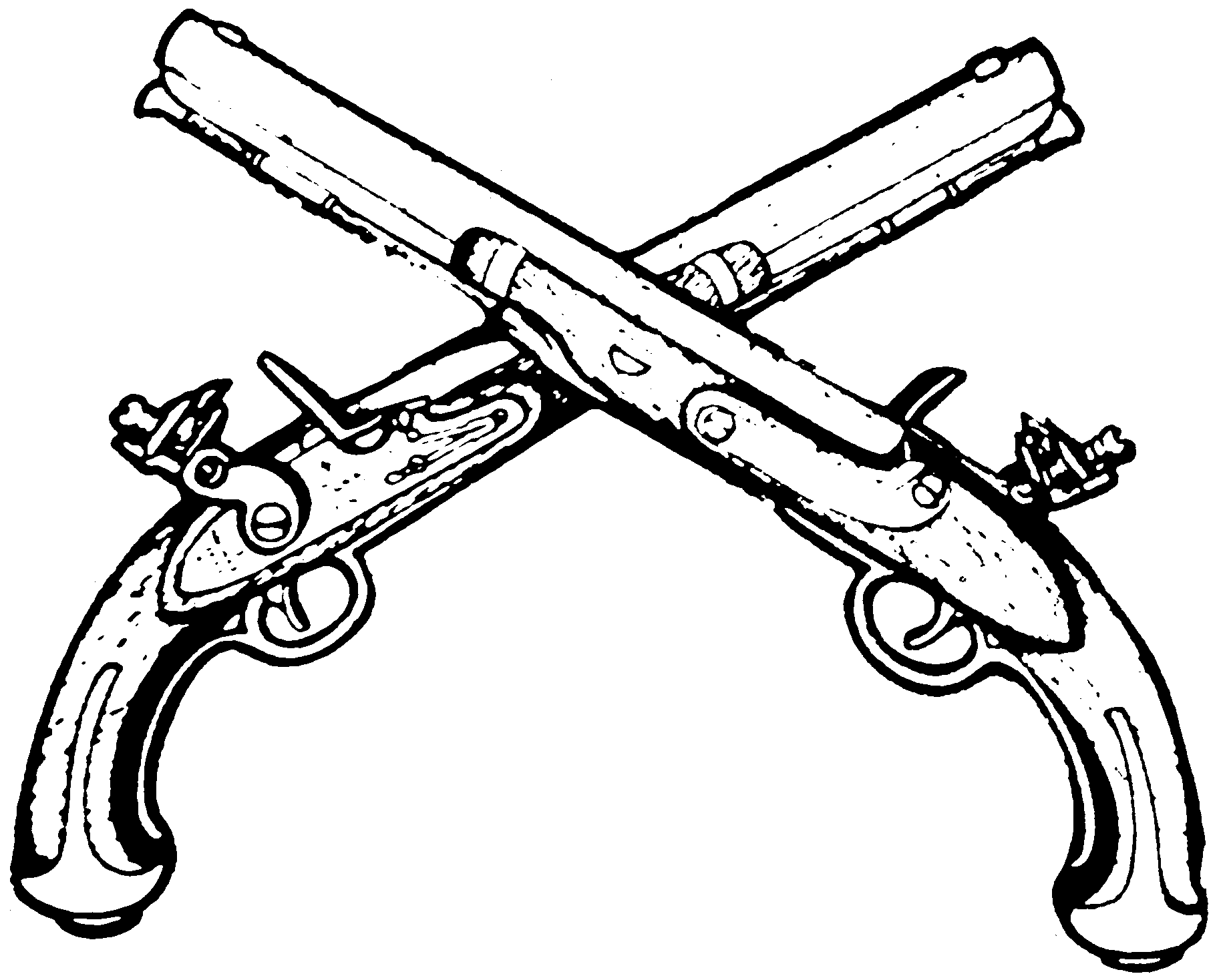 guns clipart frame