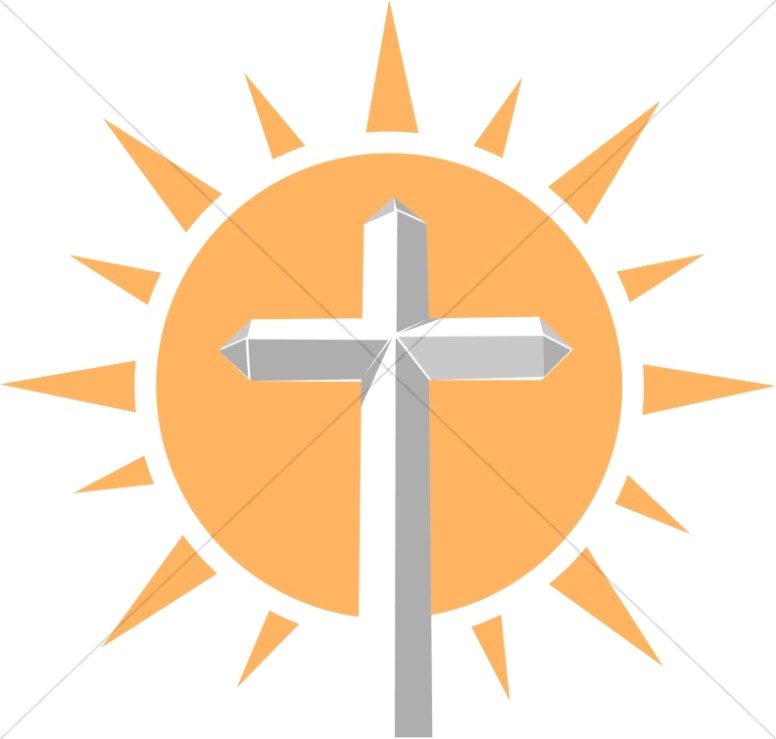 clipart sunshine cross