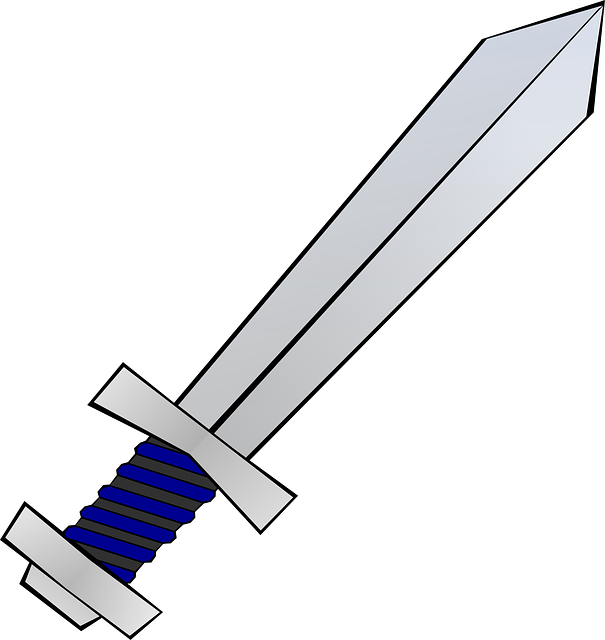 clipart sword comic