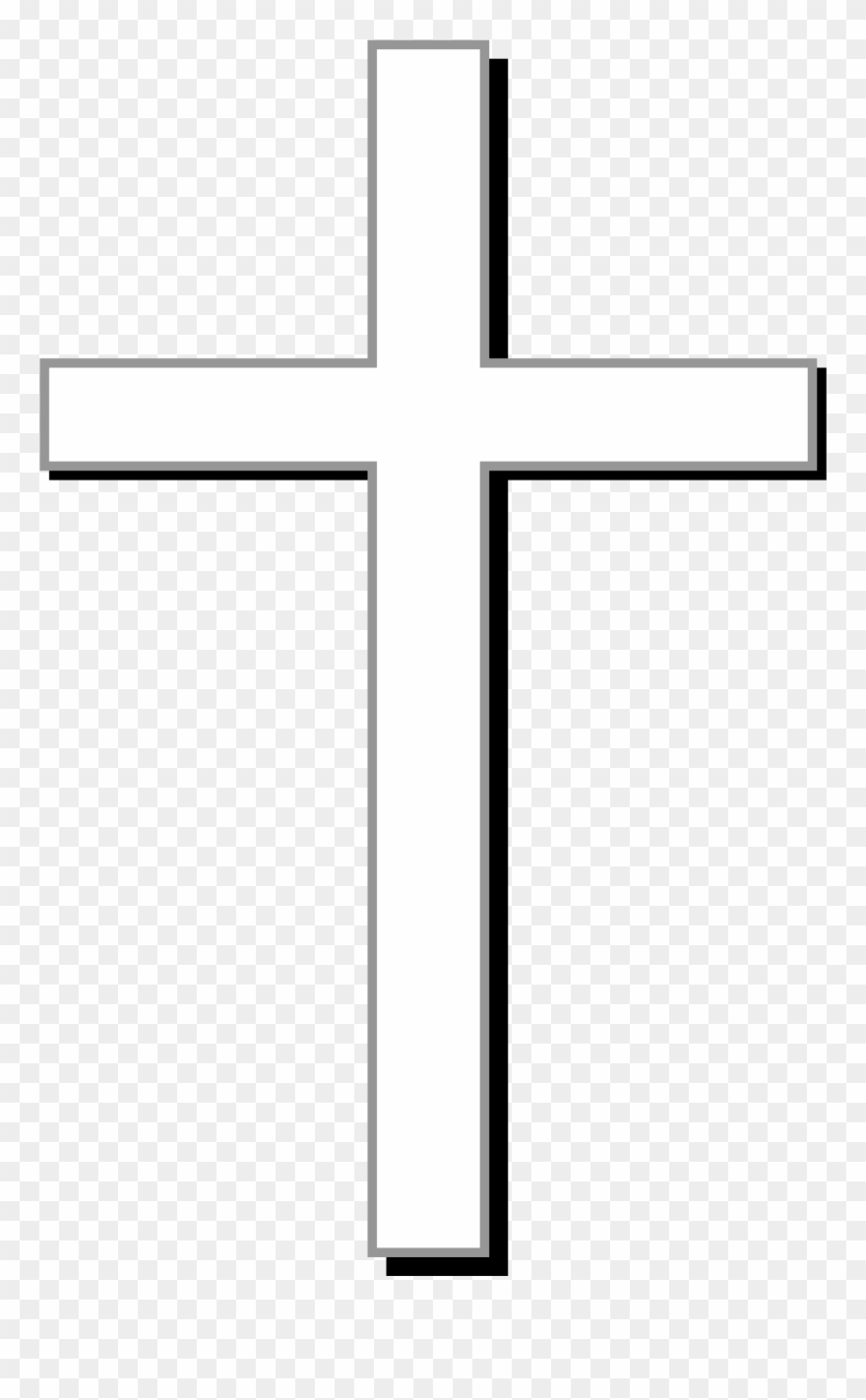 Gravestone printable white . Clipart cross transparent background