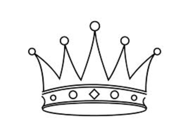 clipart crown easy