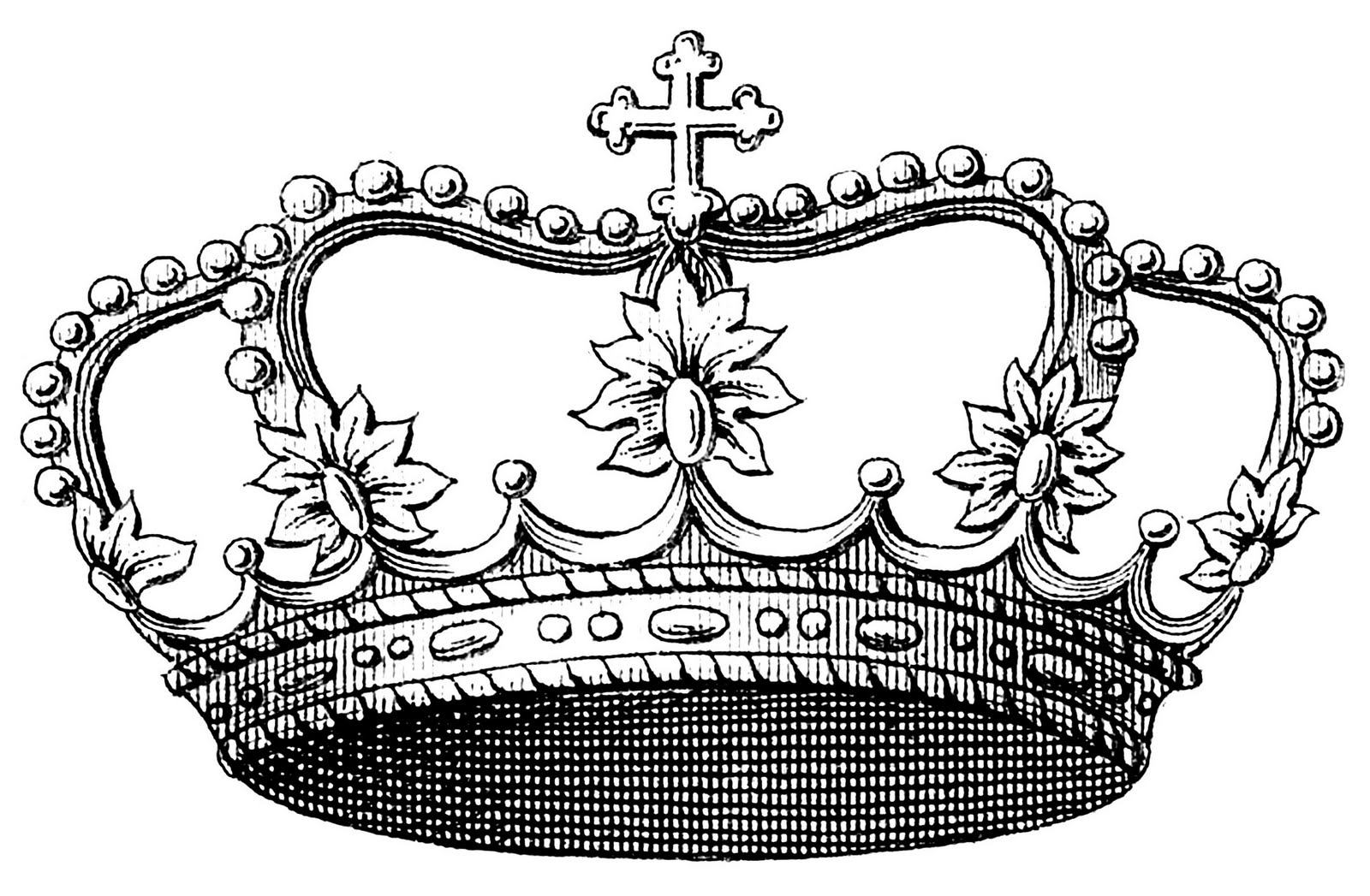 clipart crown feminine