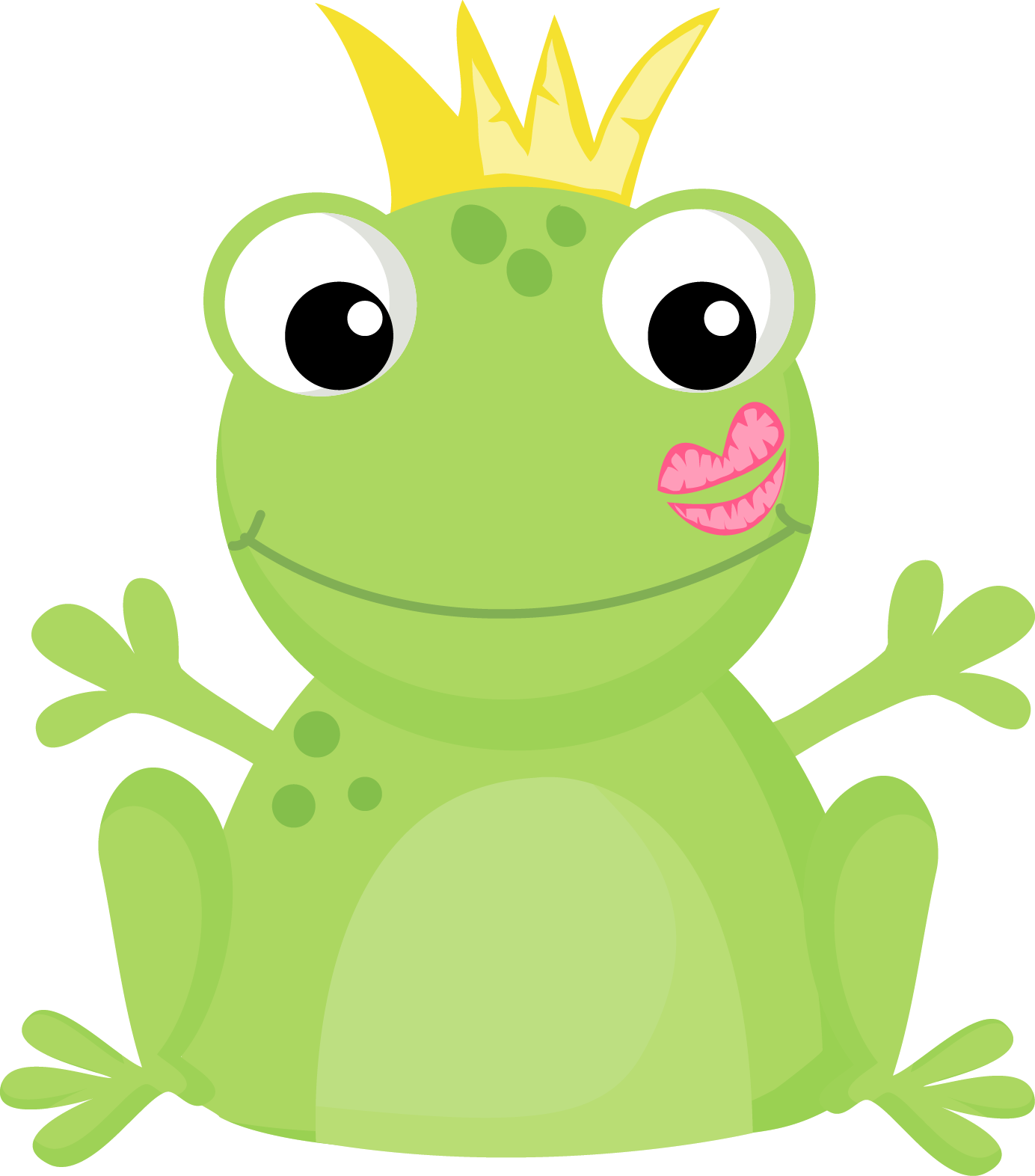 Queen frog clip art. Toad clipart cutefrog