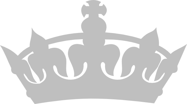 clipart crown gray