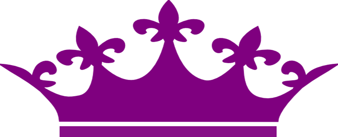 clipart crown lavender
