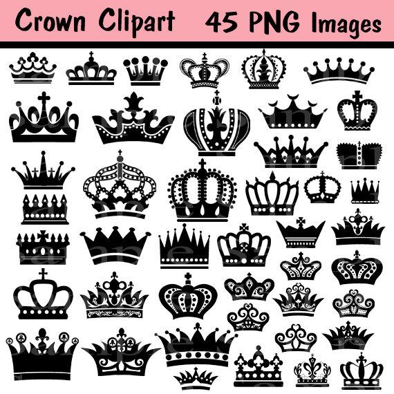 clipart crown mini crown