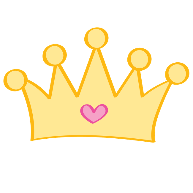 clipart crown party