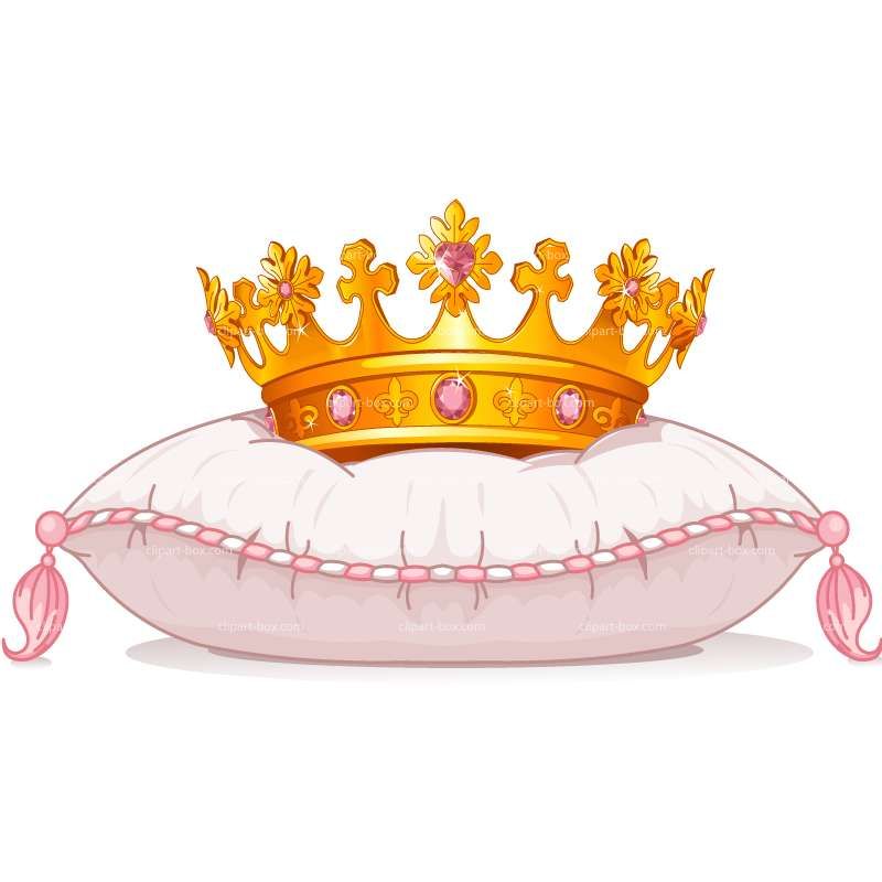Clipart crown pillow. King s on royalty