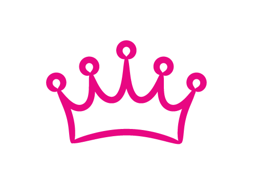 clipart crown pink