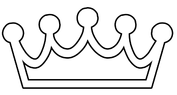 crown clipart template