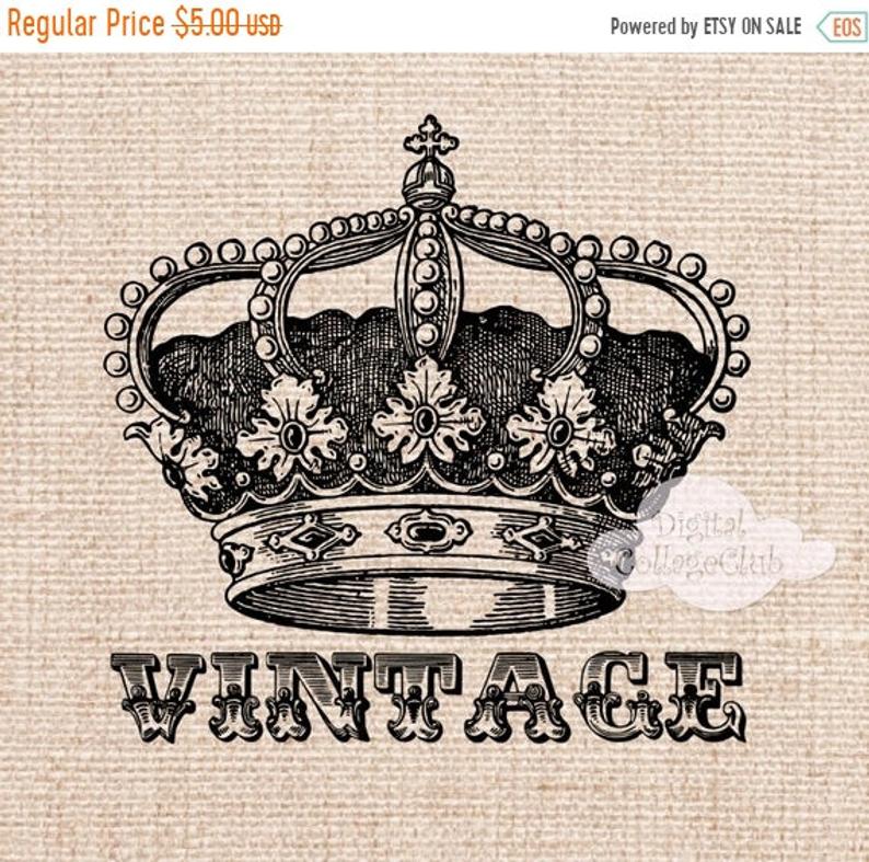 crown clipart shabby chic