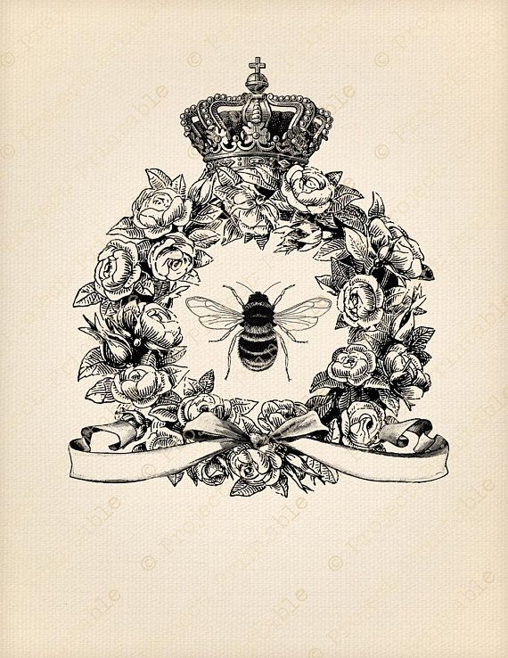 crown clipart shabby chic