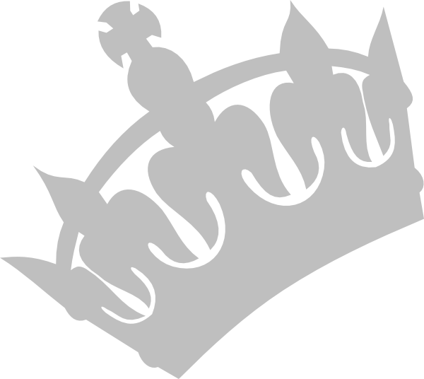 clipart crown silver