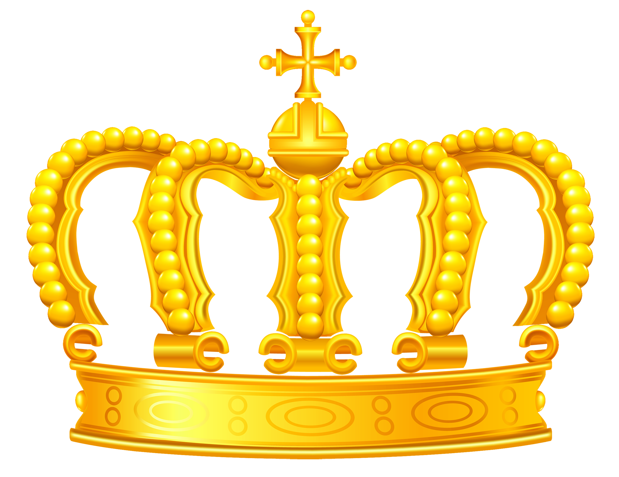 Crowns clipart glitter. Coroa dourada png coroas