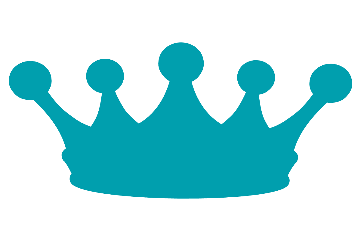  collection of blue. Clipart crown teal