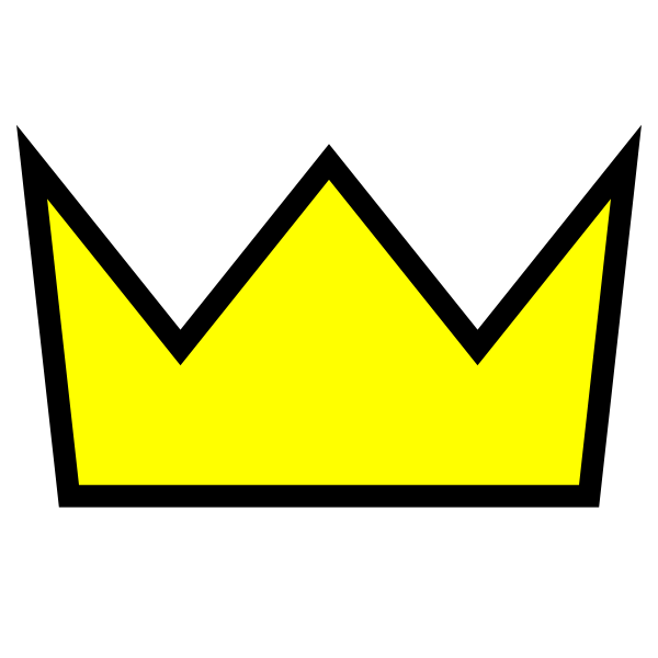 clipart crown water