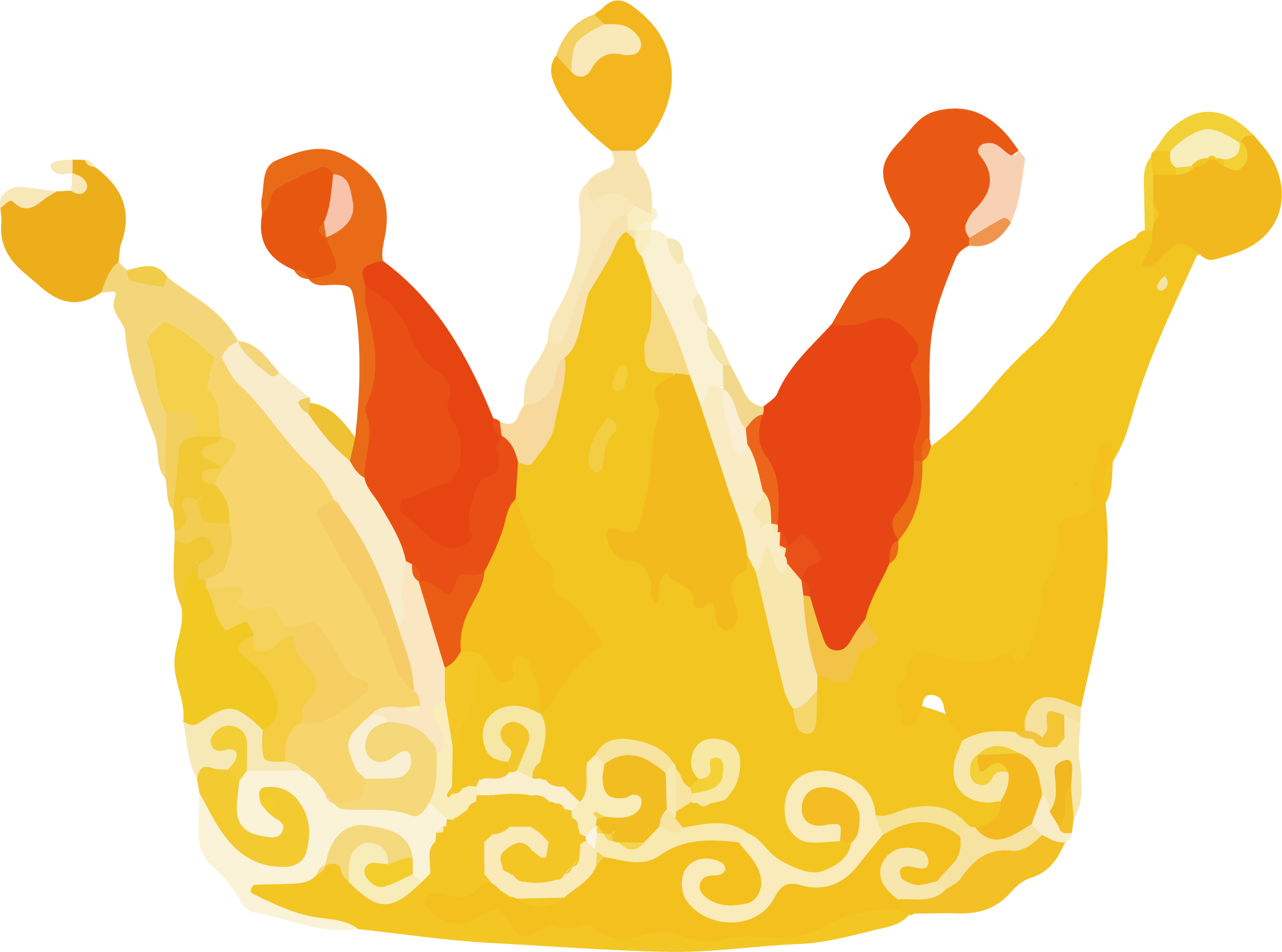 fairytale clipart yellow crown