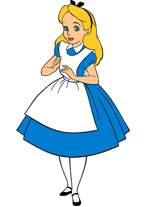 Image of alice in. Witch clipart princess