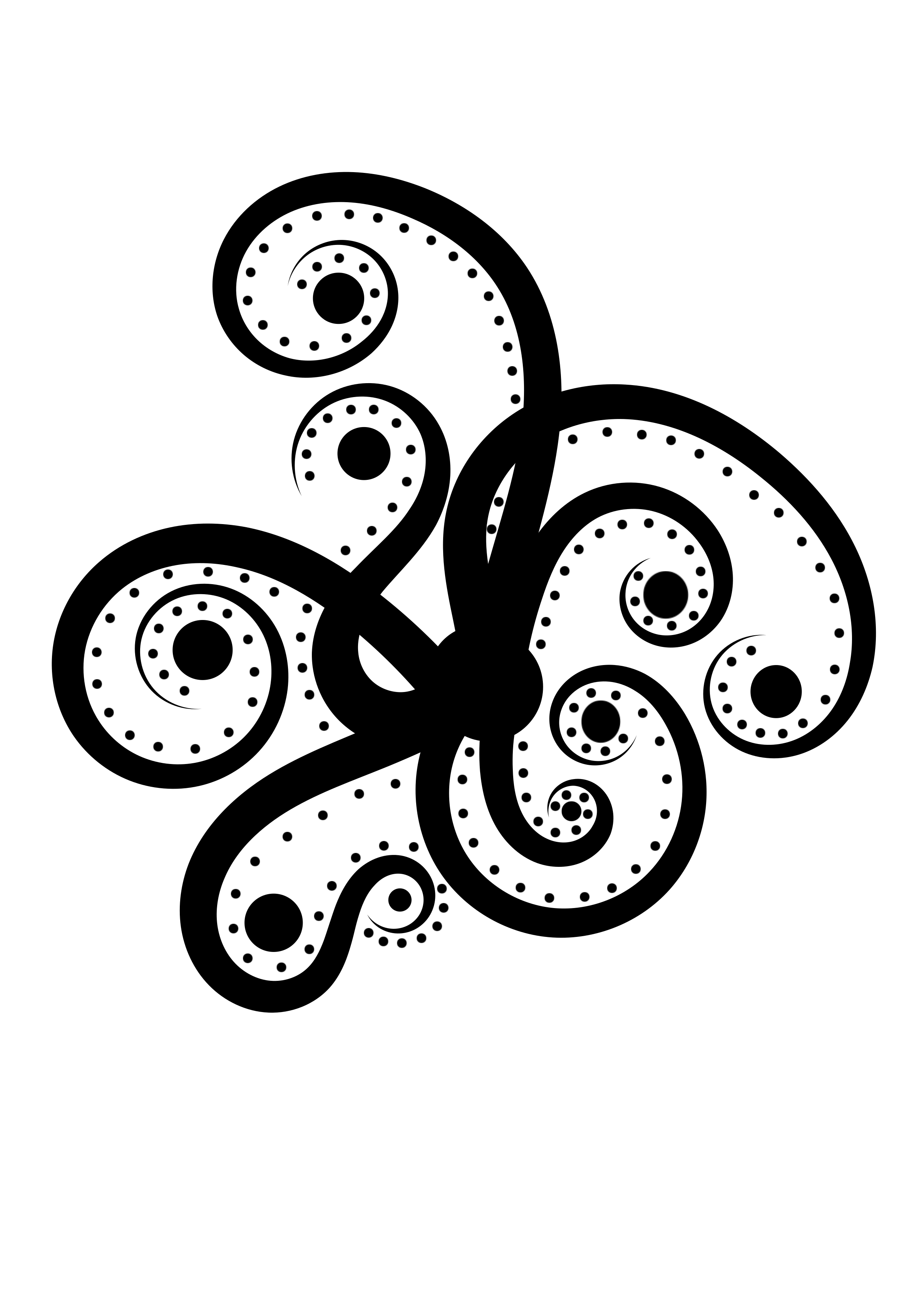 Bw abstract octopus by. Greek clipart reef