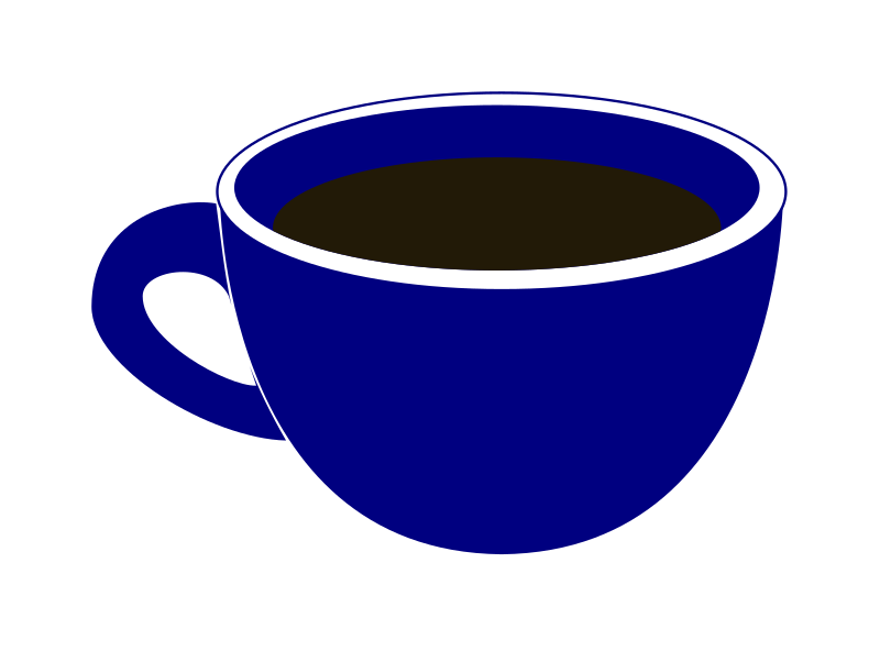 cups clipart blue cup