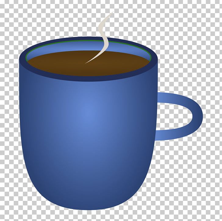 clipart cup blue cup