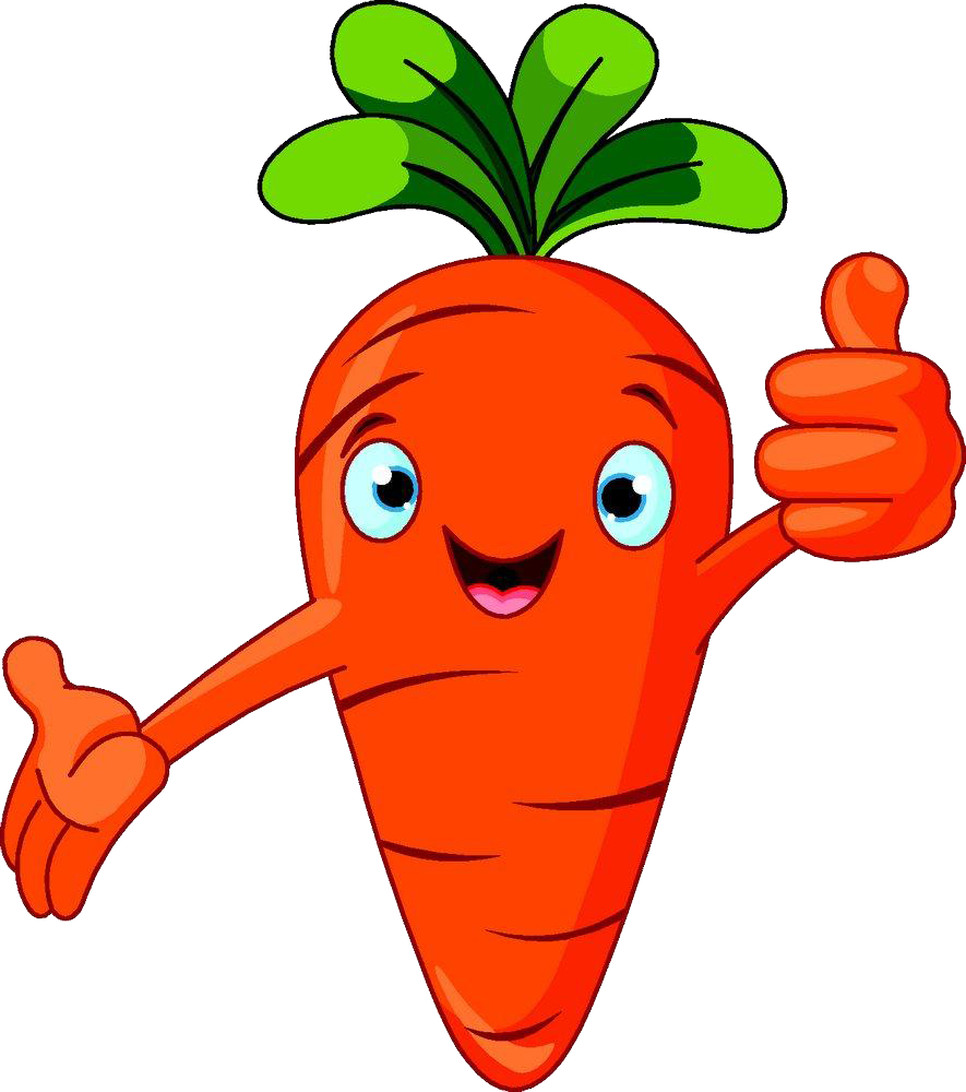 Vegetables clipart carrot stick. Vegetable cartoon clip art