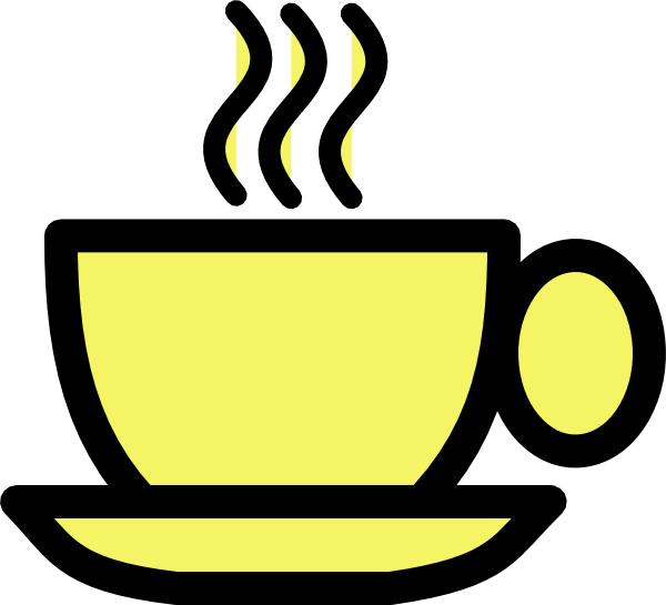 cup clipart yellow cup