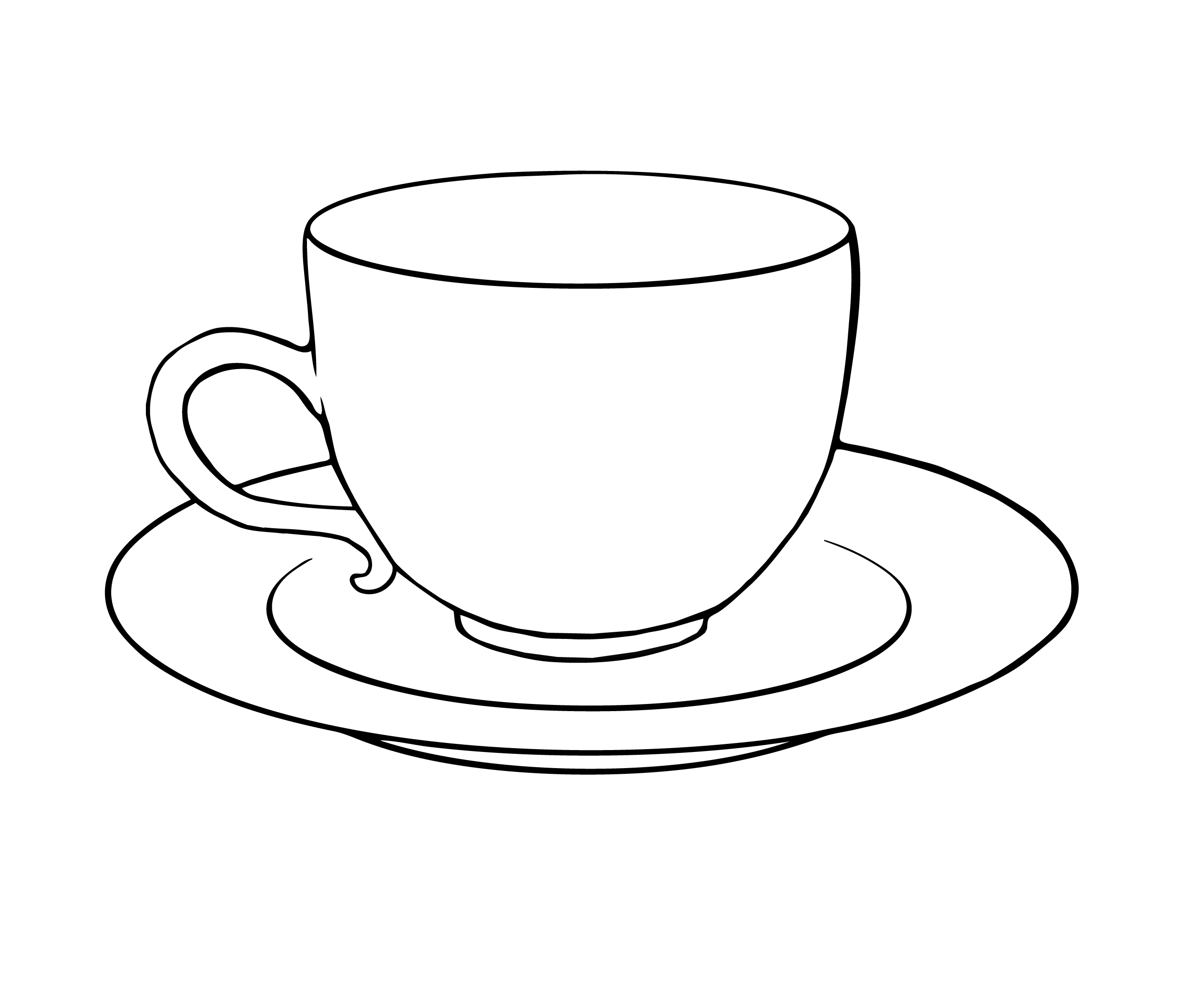 cups clipart cupblack