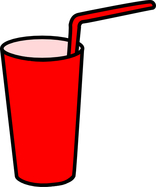clipart milk straw