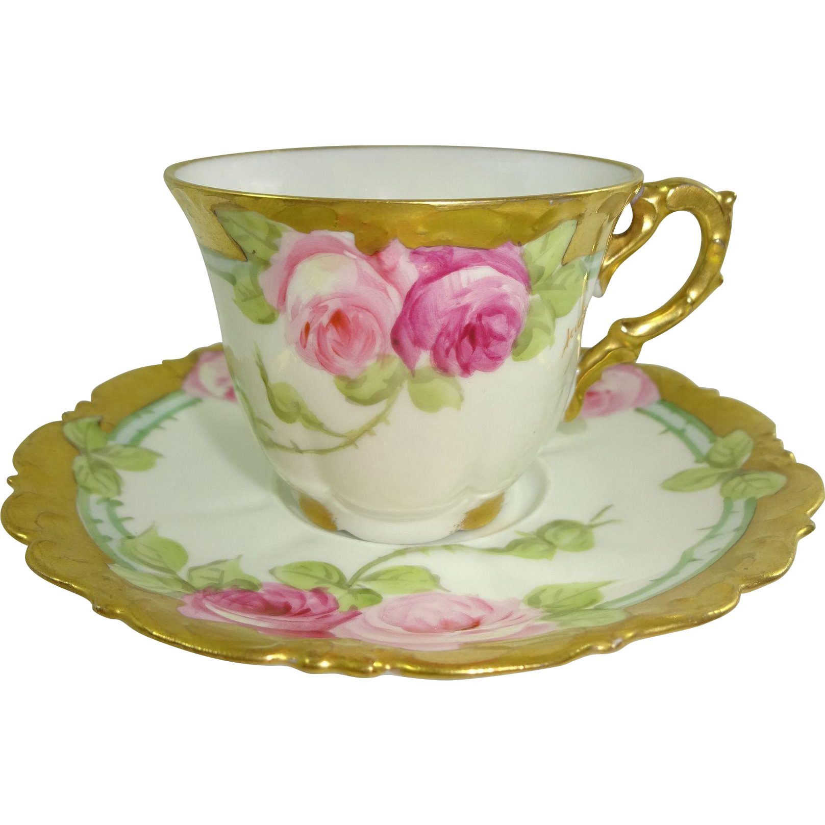 Clipart cup english teacup. Limoges france saucer hand