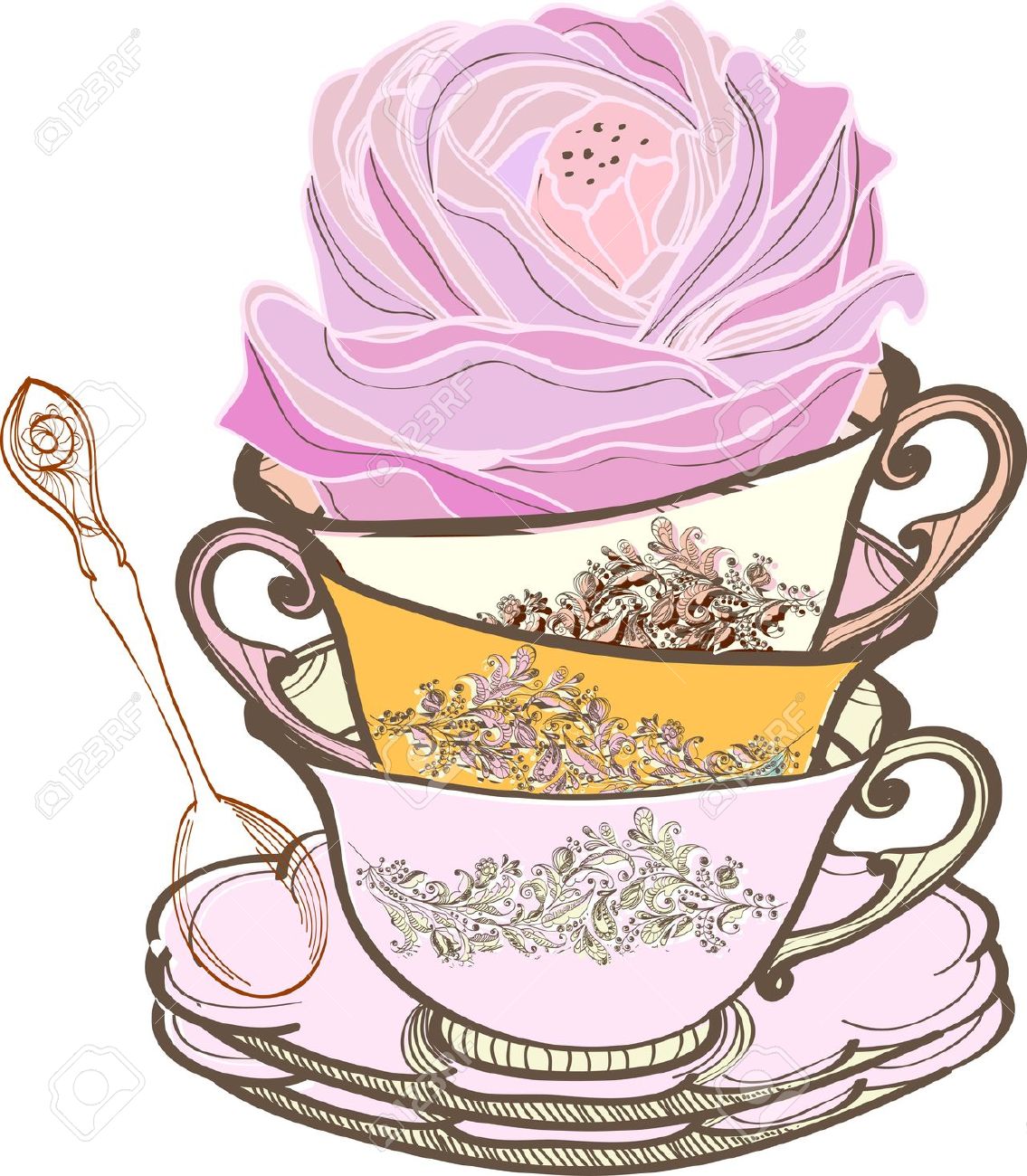  images clip art. Cup clipart tea party