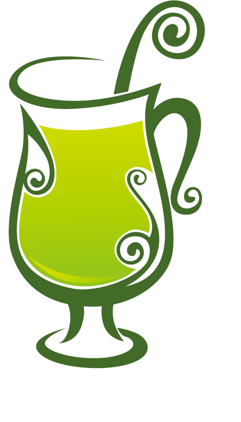 clipart cup green coffee