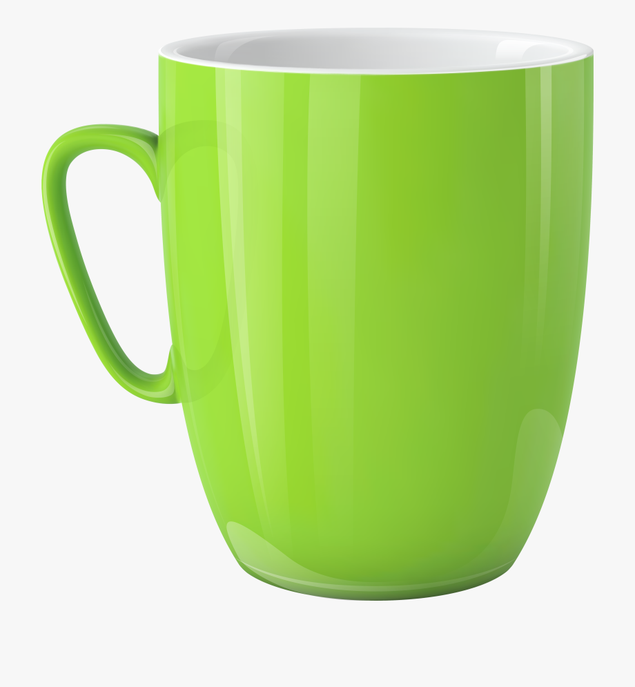Clipart cup green mug. Png hinh anh do