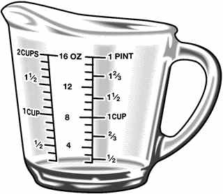  measuring clip art. Clipart cup measurement
