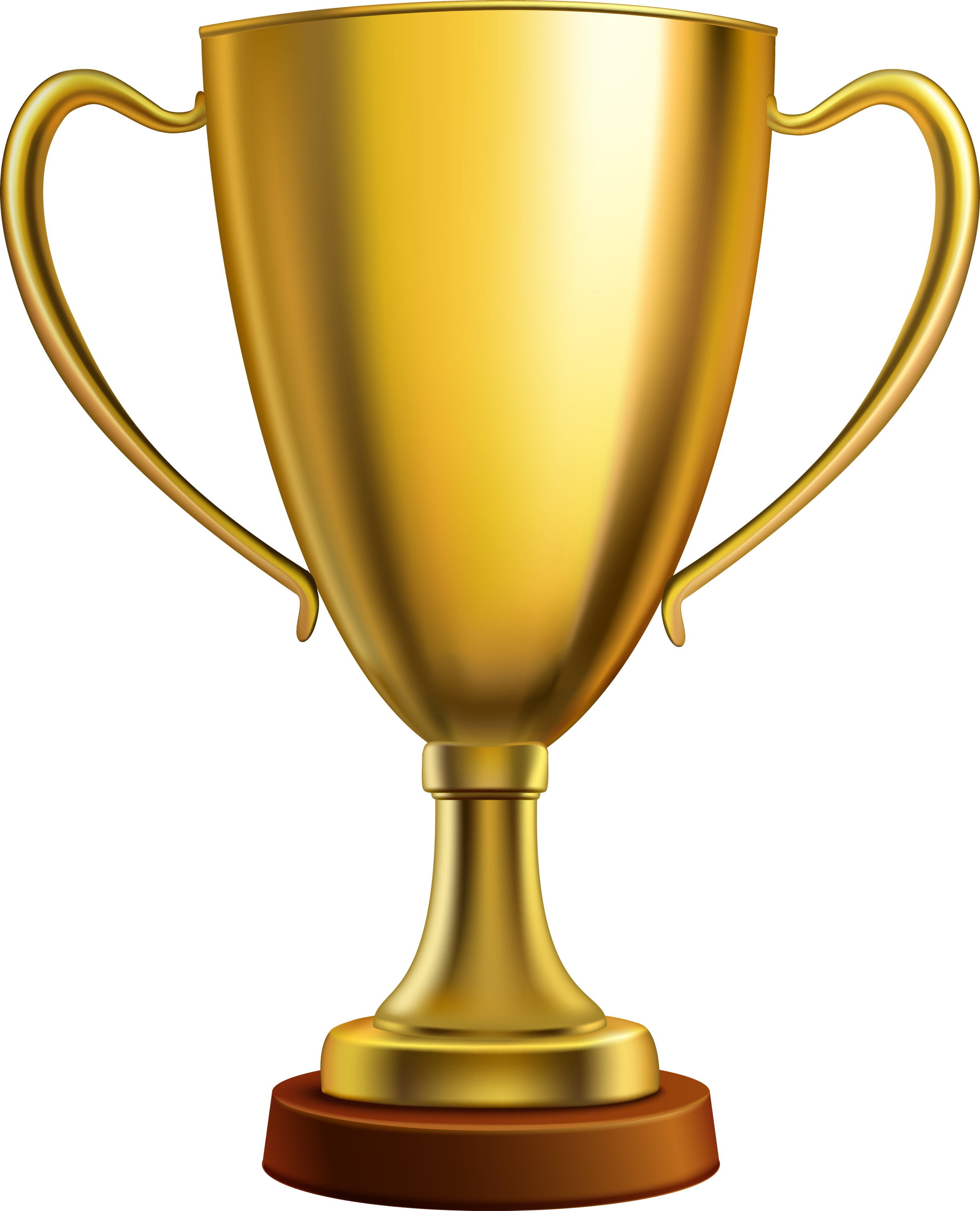 Win clipart clipart transparent background. Golden cup winner png