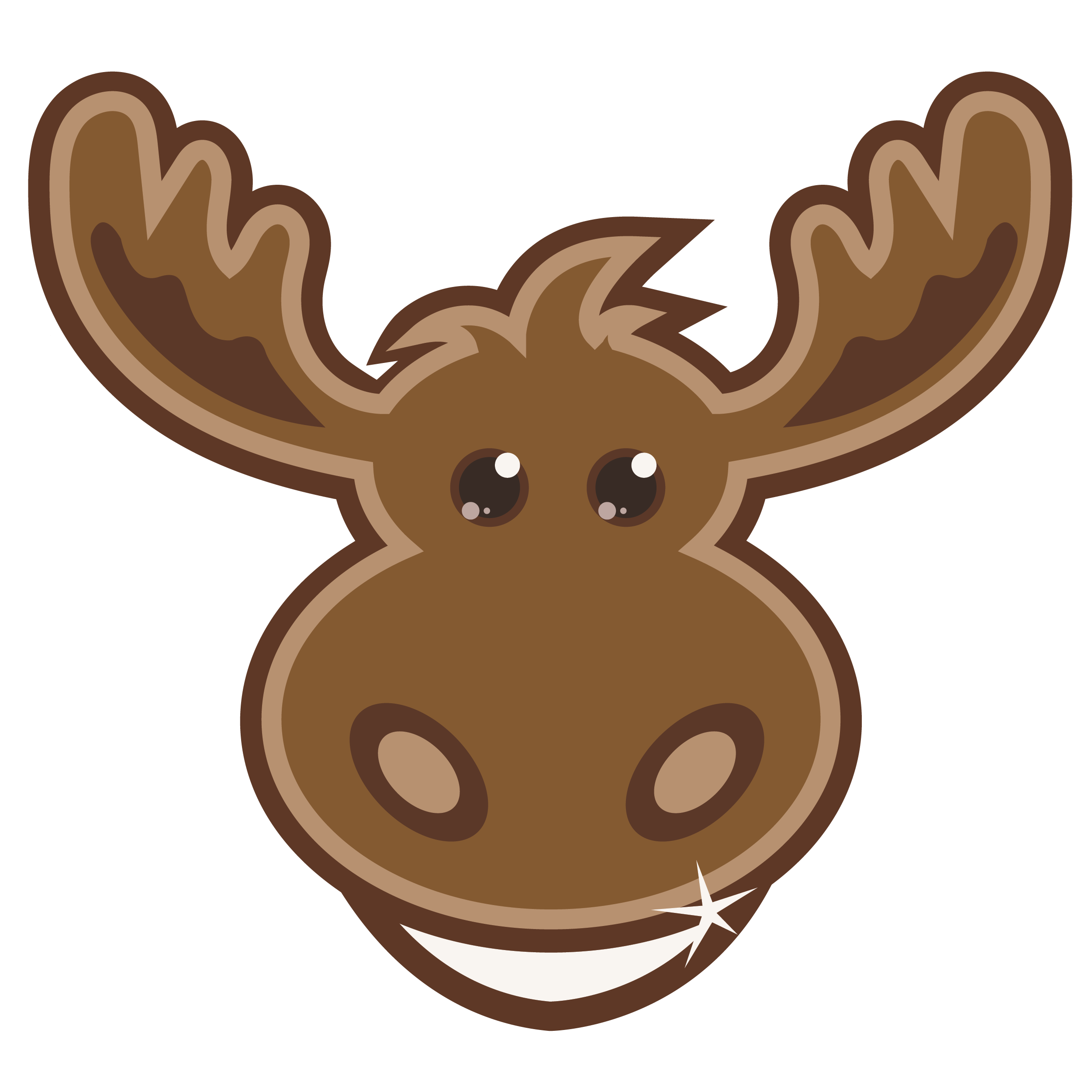 cup clipart moose