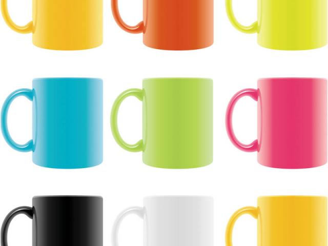 cups clipart nine