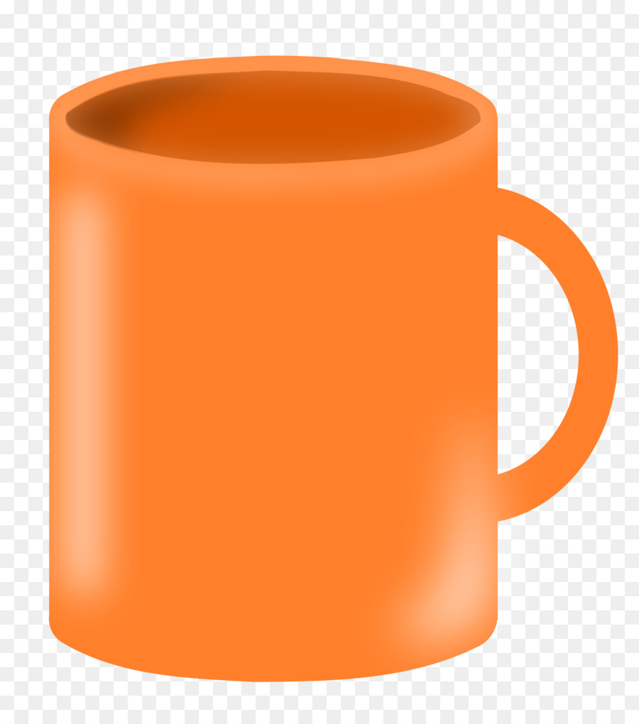 cup clipart orange cup