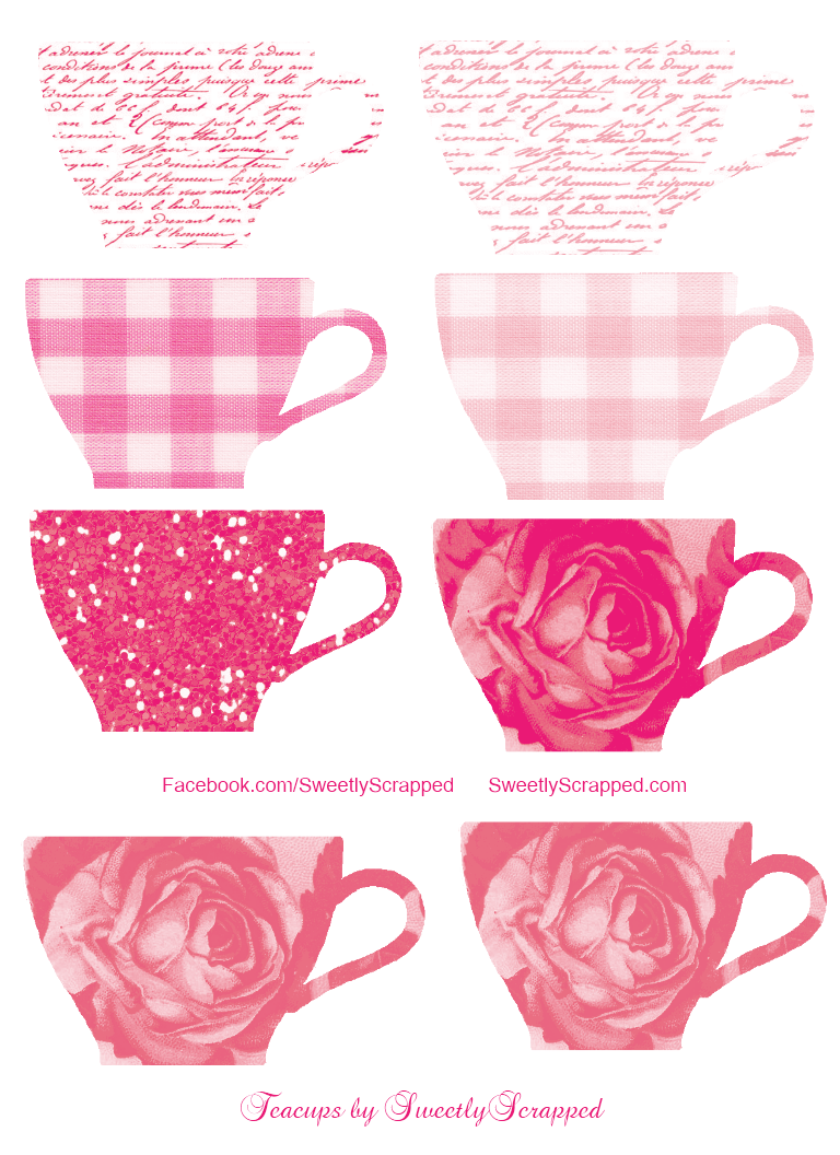 clipart cup pink