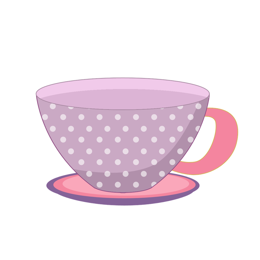 Clipart cup polka dot tea. Luh happy s profile