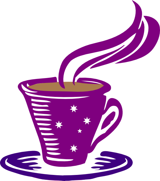Clipart cup purple cup. Star coffee clip art