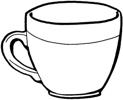 Clipart cup sketch.  measuring free download