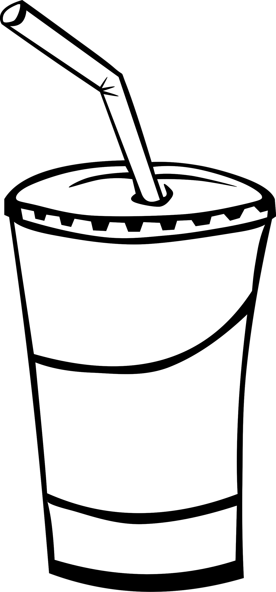 clipart cup straw